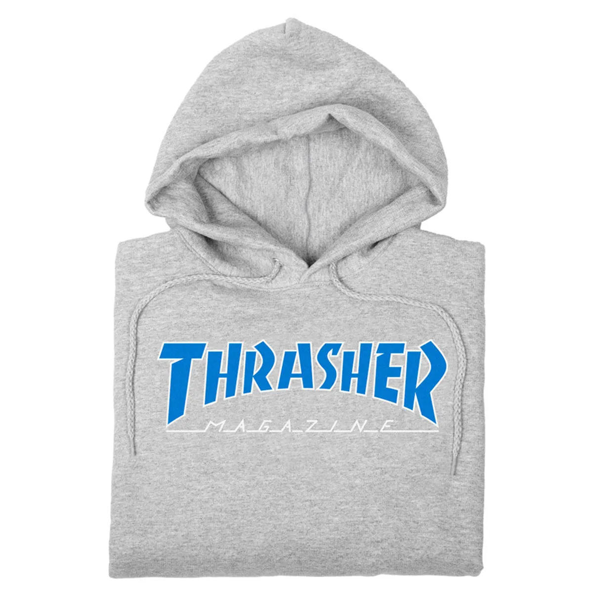 Thrasher - Outlined Hoodie Grey/Blue