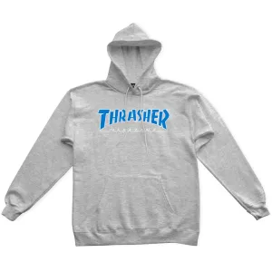 Thrasher - Outlined Hoodie Grey/Blue