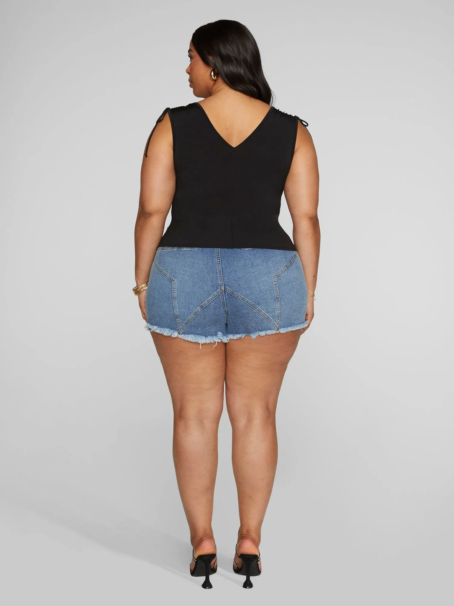 Tiana Ruched Sleeveless Top