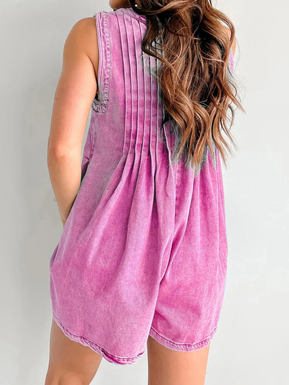 Tied Romper with Pockets