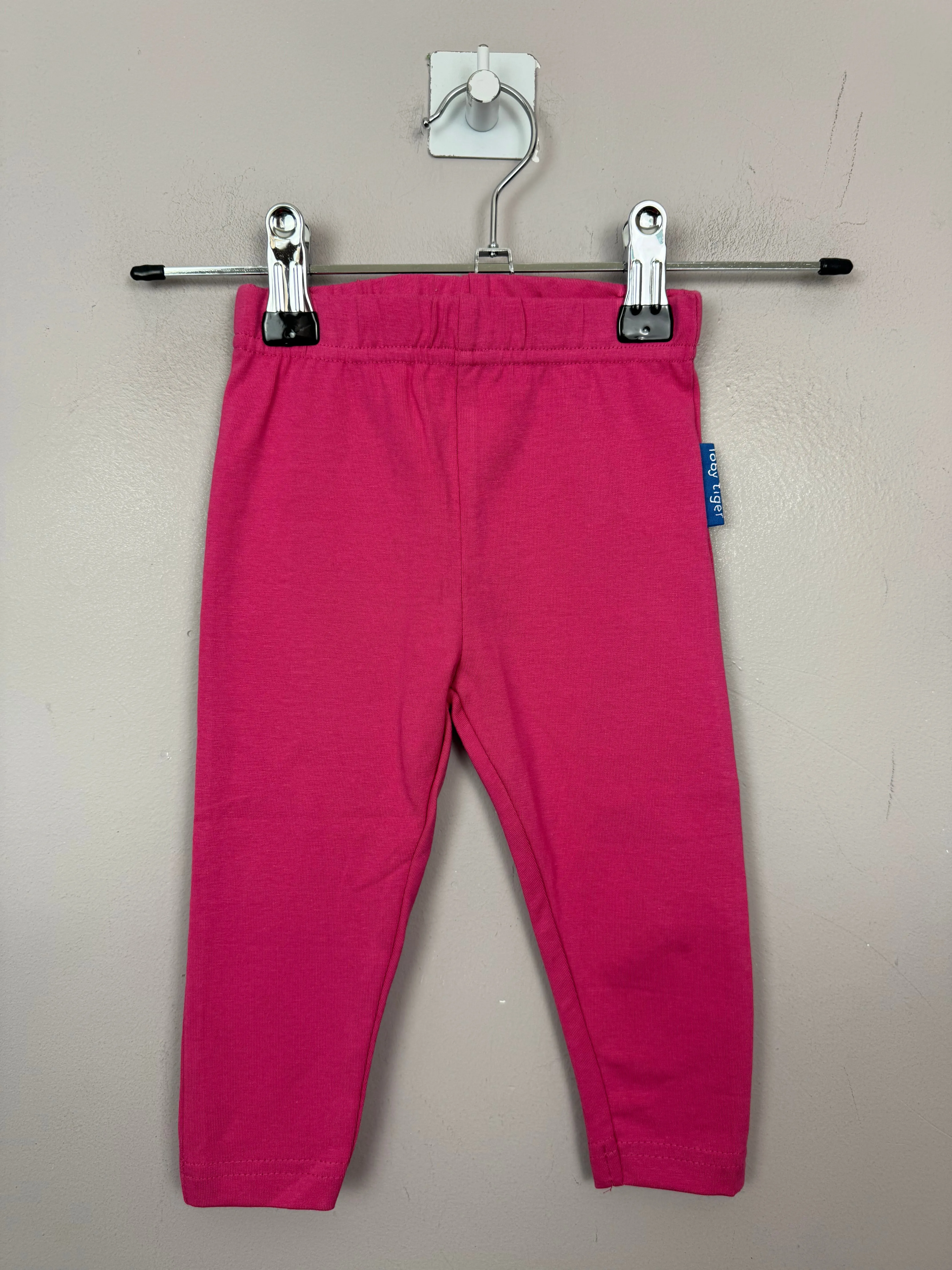 Toby Tiger Pink Leggings New 6-12m