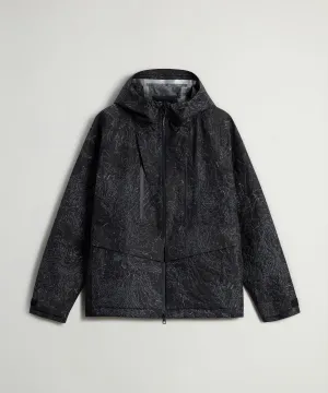 Todd Snyder x Woolrich 3-Layer Map Jacket in Black