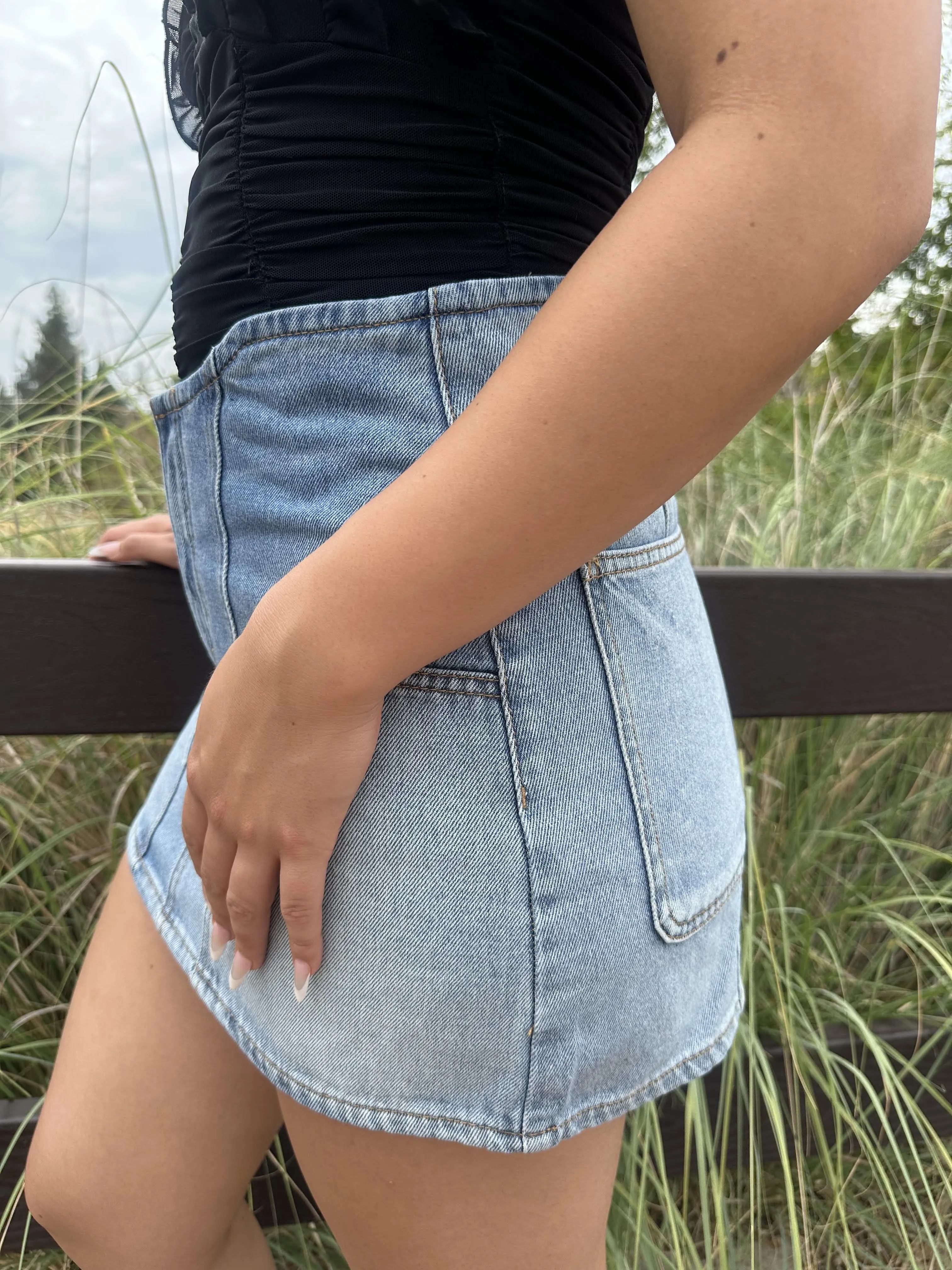 Trendy Level Mini Skirt