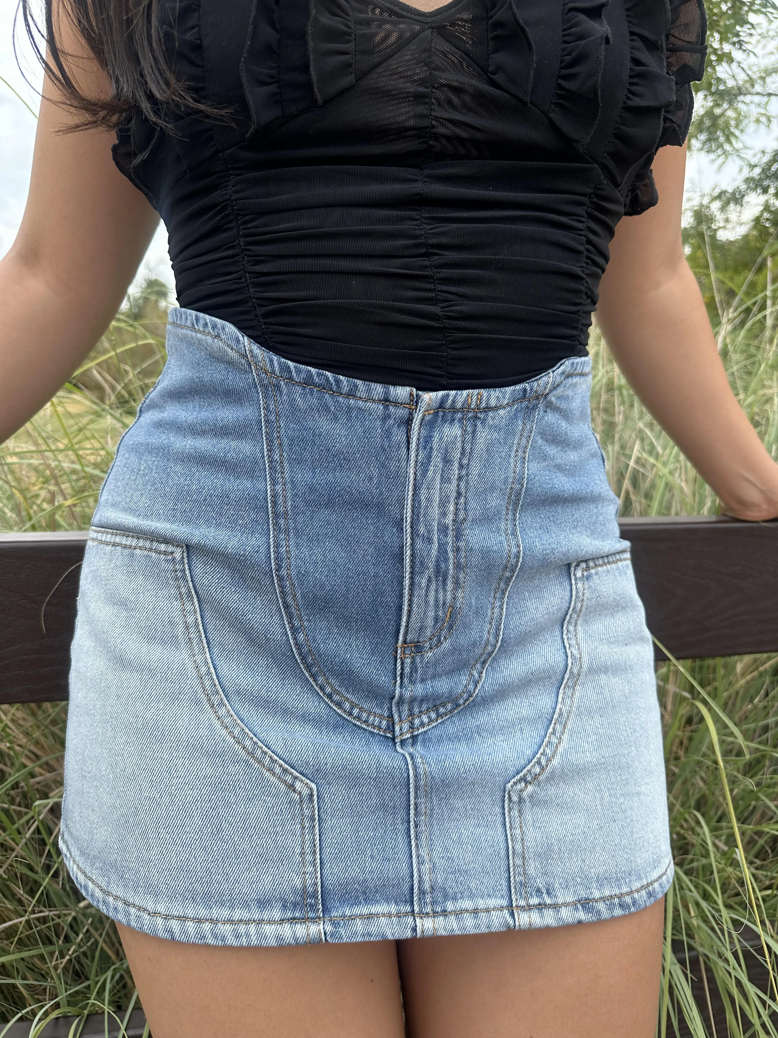 Trendy Level Mini Skirt