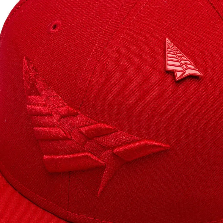 TRIPLE COLOR CROWN OLD SCHOOL SNAPBACK - RED