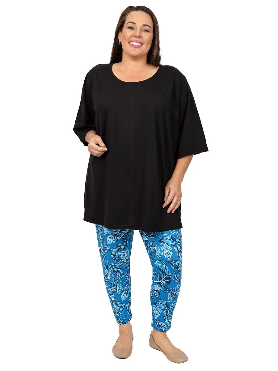 Truly Leggings - Blue Print*