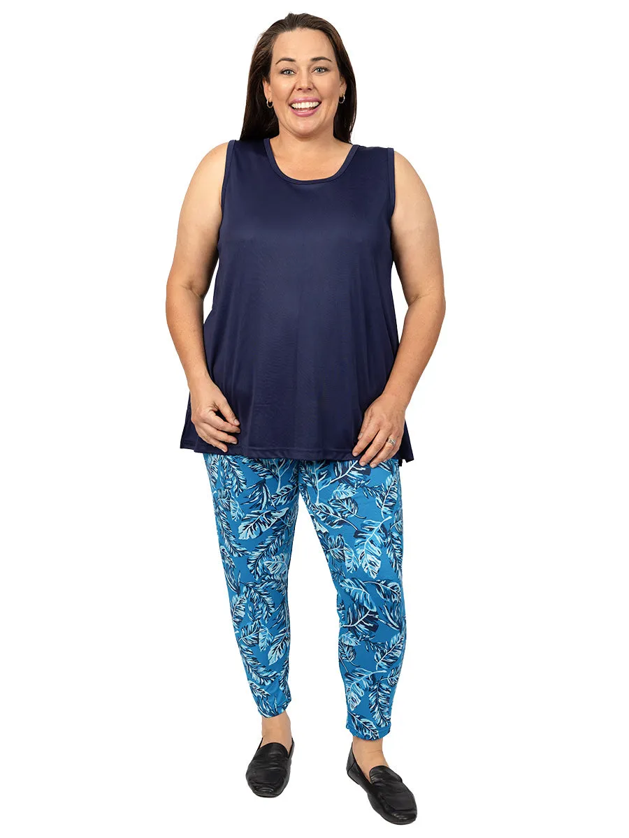 Truly Leggings - Blue Print*