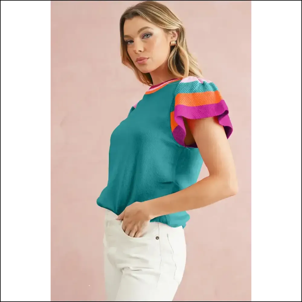 Turquoise Contrast Sleeve: so Comfy, It's Practically Illegal! 😜 Needful Things