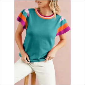 Turquoise Contrast Sleeve: so Comfy, It's Practically Illegal! 😜 Needful Things