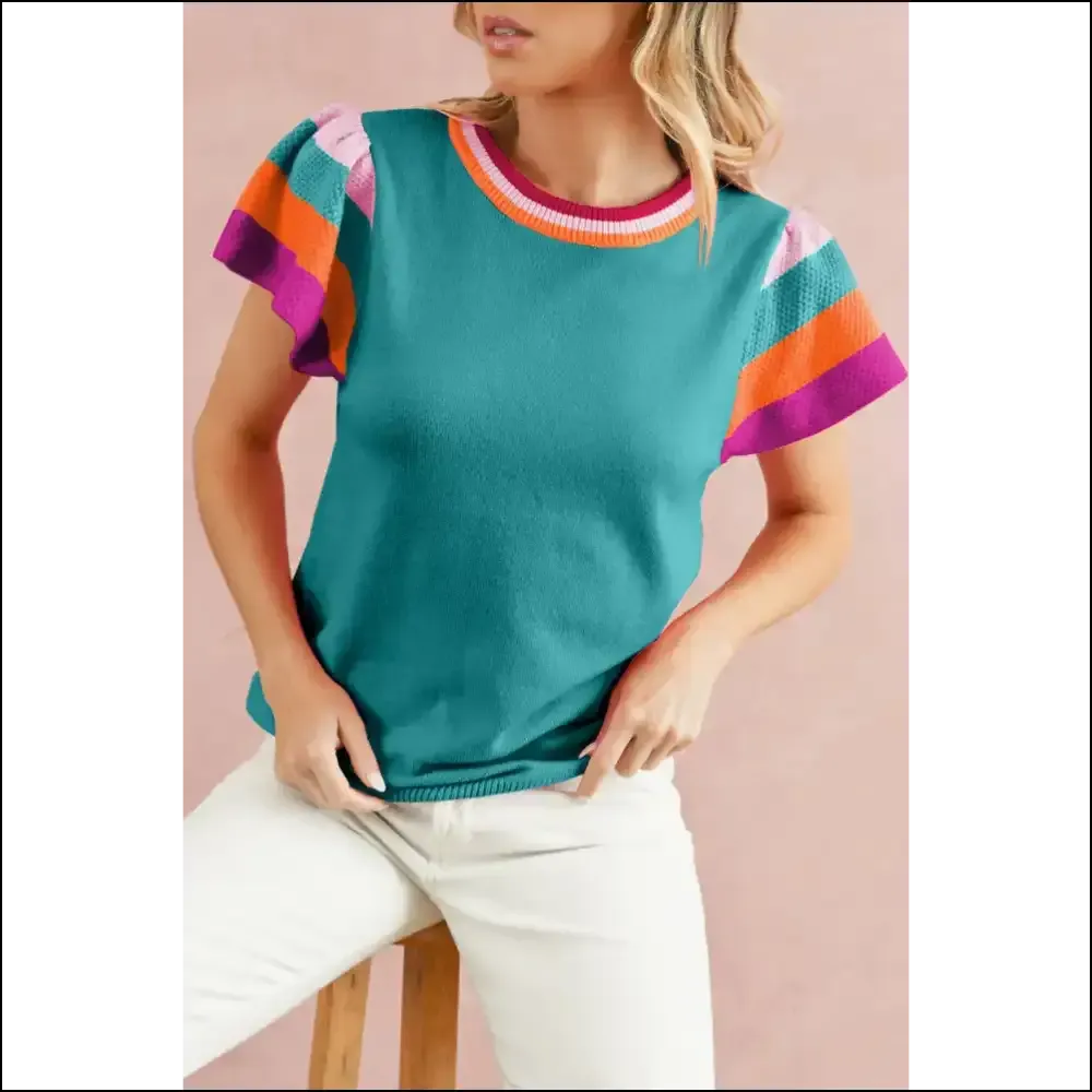 Turquoise Contrast Sleeve: so Comfy, It's Practically Illegal! 😜 Needful Things