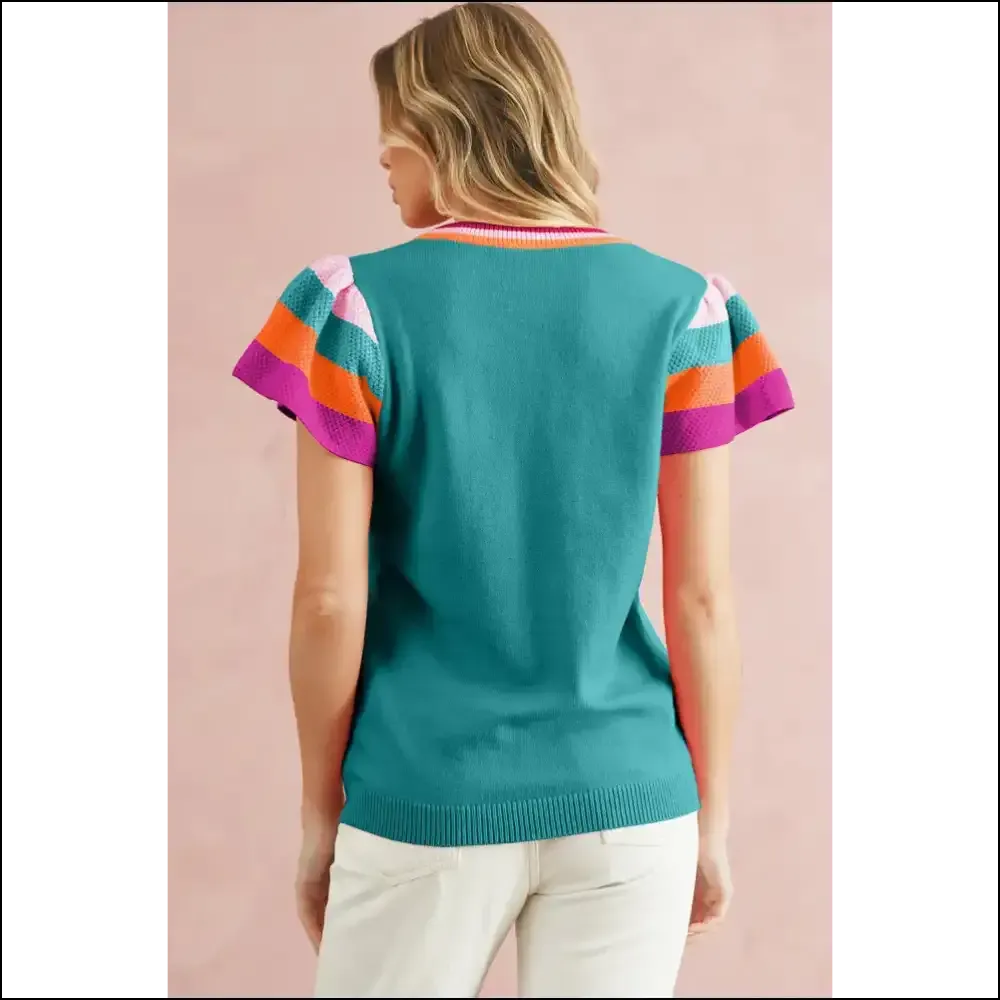 Turquoise Contrast Sleeve: so Comfy, It's Practically Illegal! 😜 Needful Things