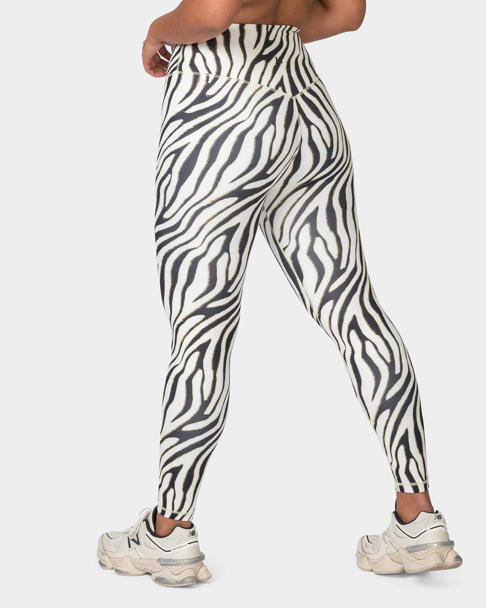 Ultra Everyday Ankle Length Leggings - Zebra Print