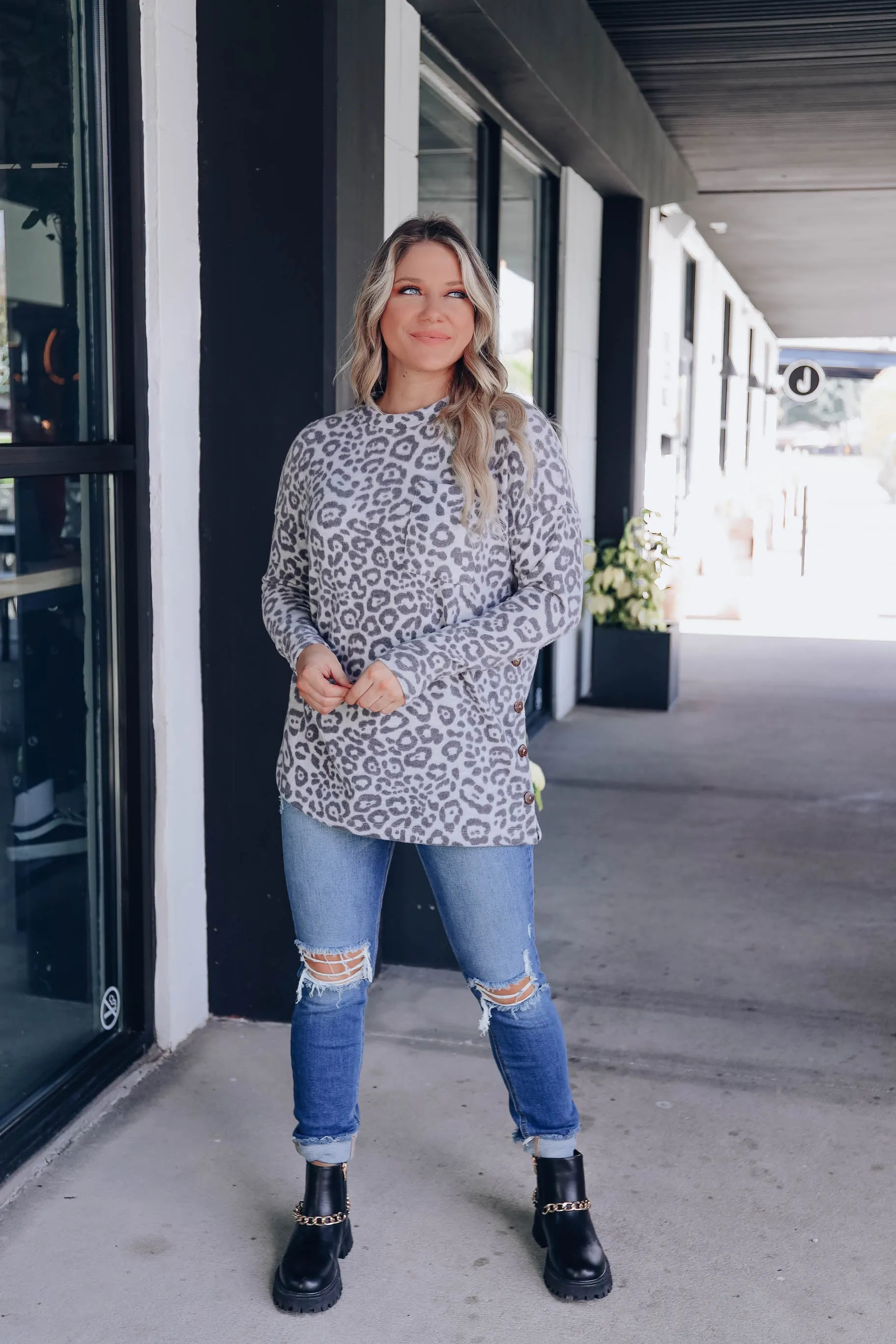 Uniquely You Leopard Print Top