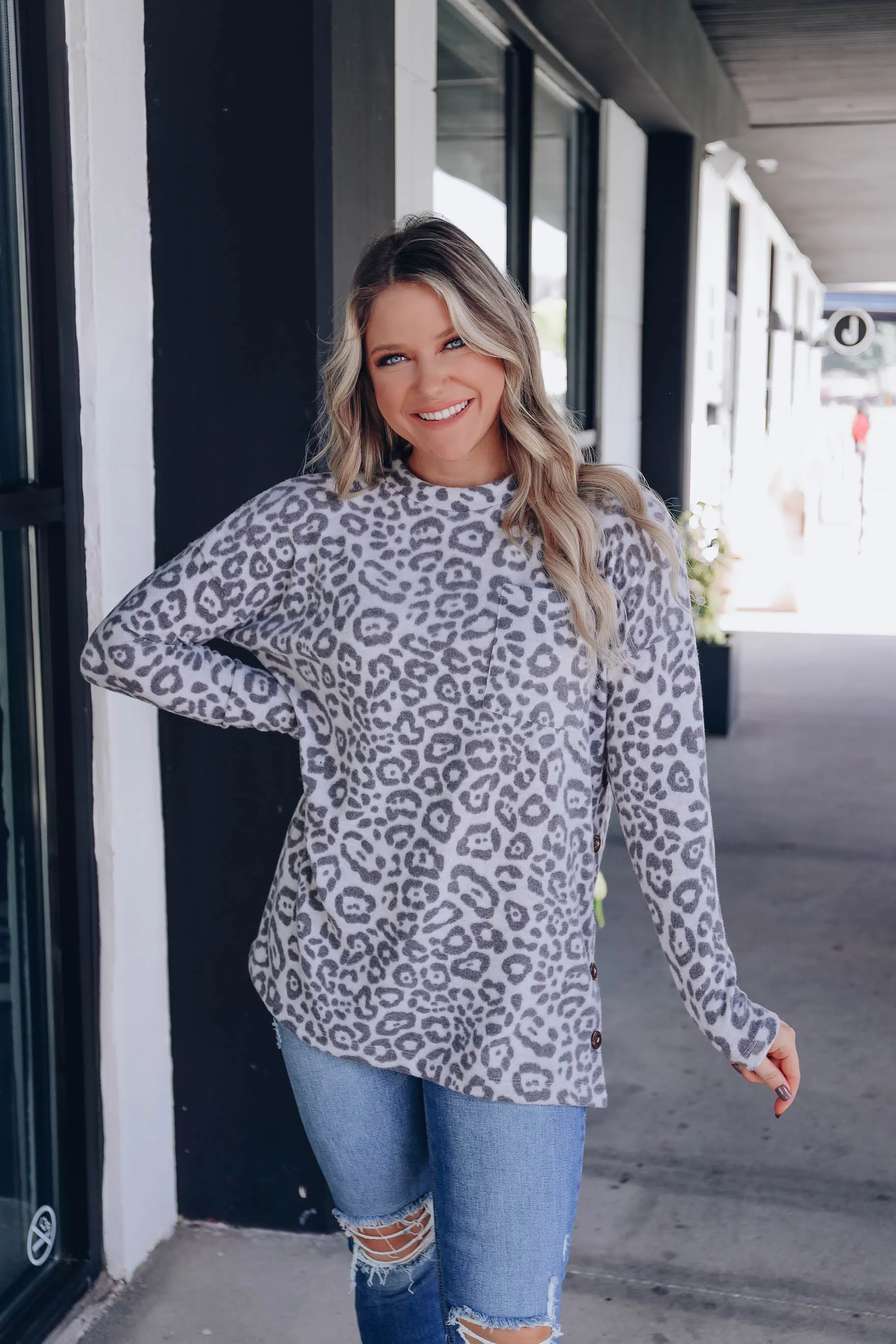 Uniquely You Leopard Print Top