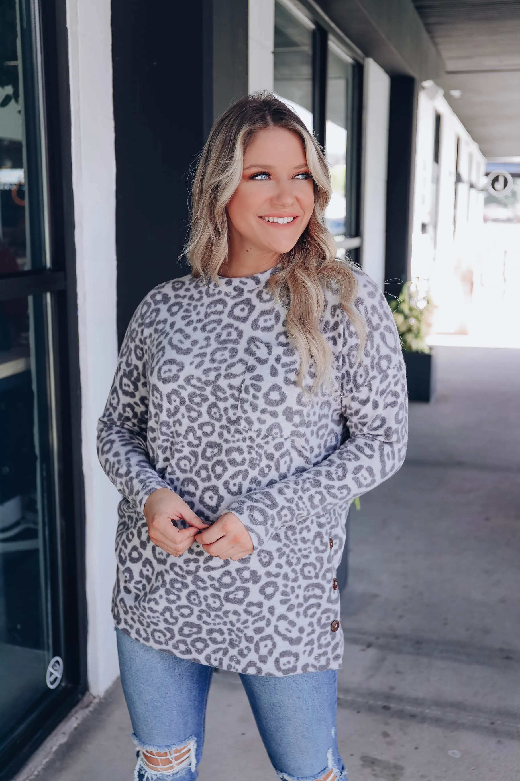 Uniquely You Leopard Print Top