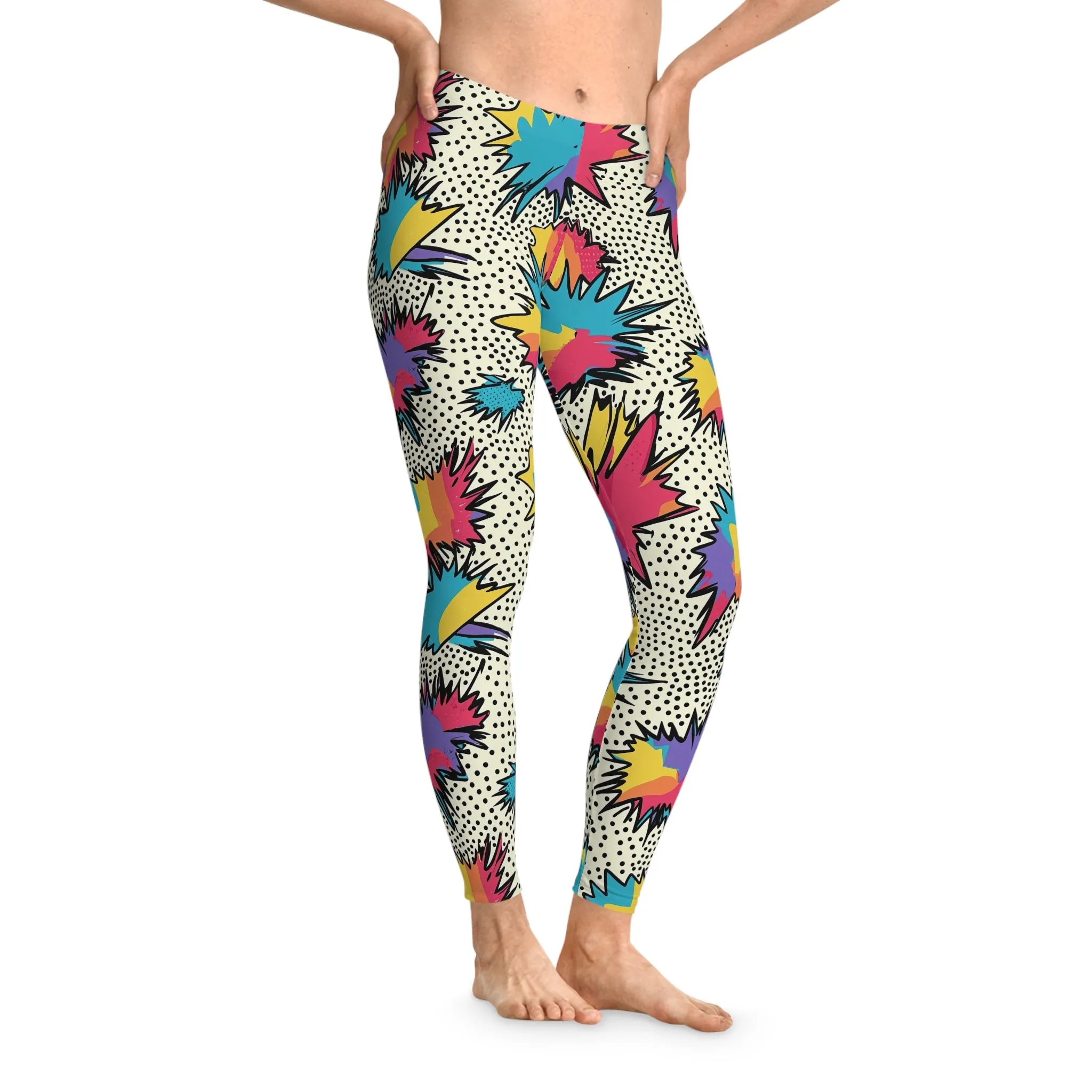 Urban Chaos Stretchy Leggings for Active Lifestyle & Everyday Comfort