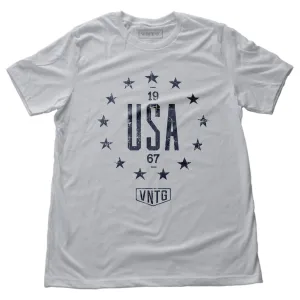 USA Star Circle '67 — premium unisex t-shirt