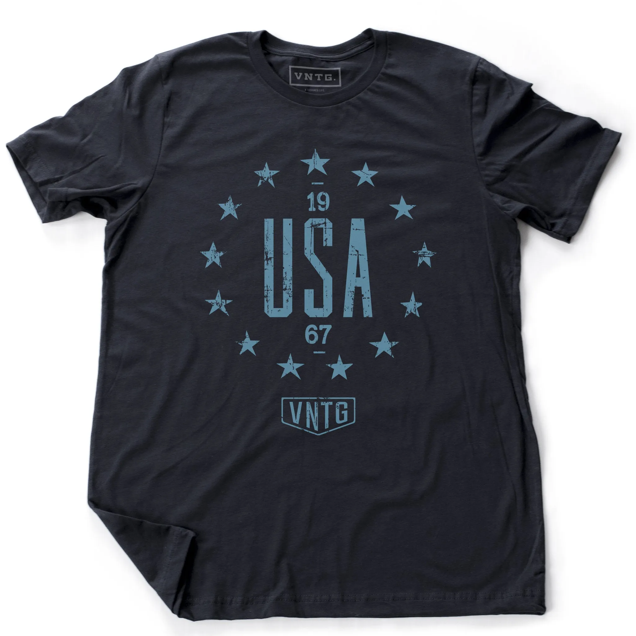 USA Star Circle '67 — premium unisex t-shirt
