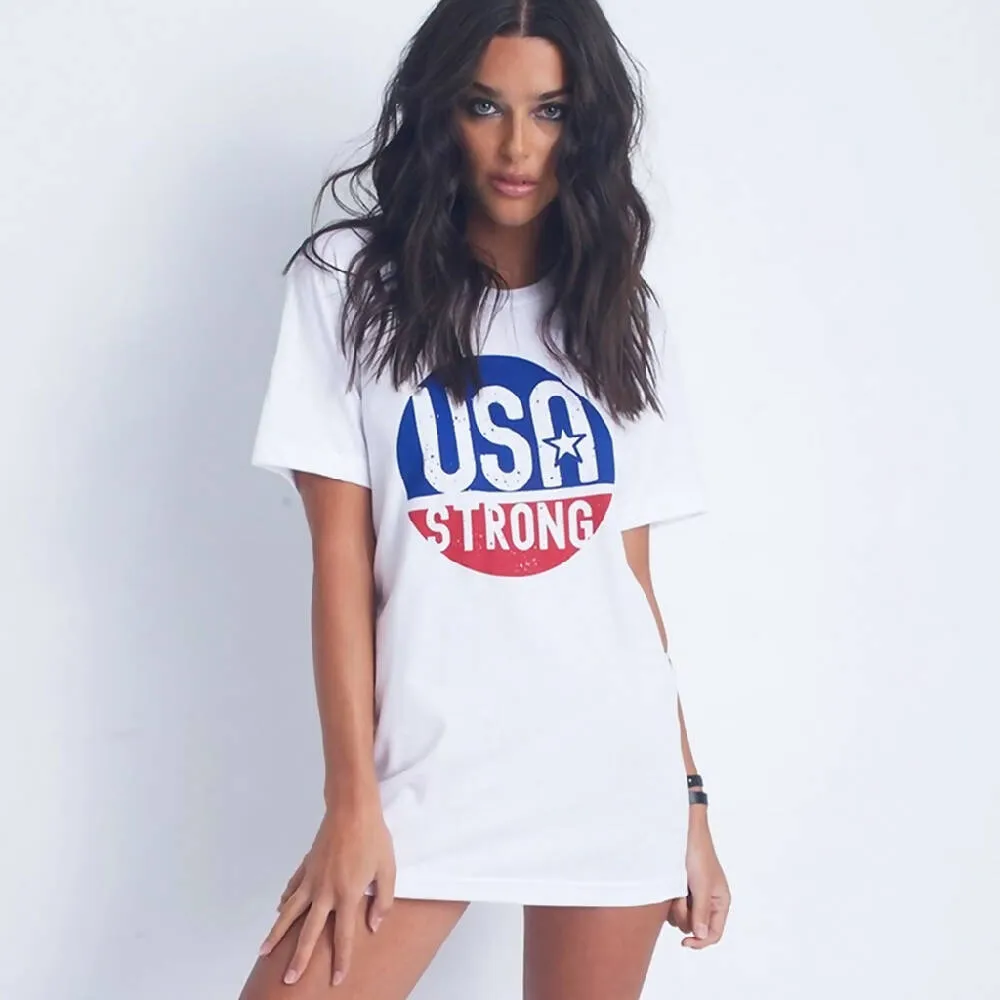 USA Strong T-Shirt - White