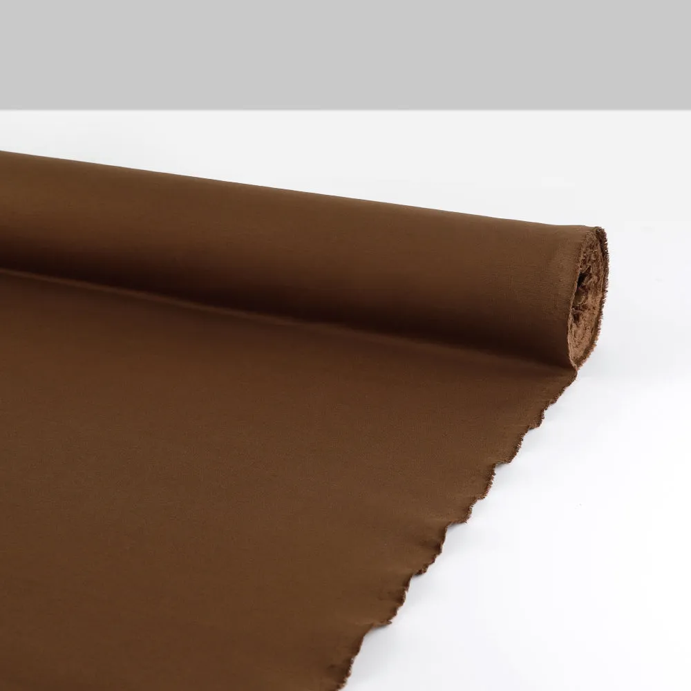 Viscose / Nylon Ponte Knit - Milk Chocolate