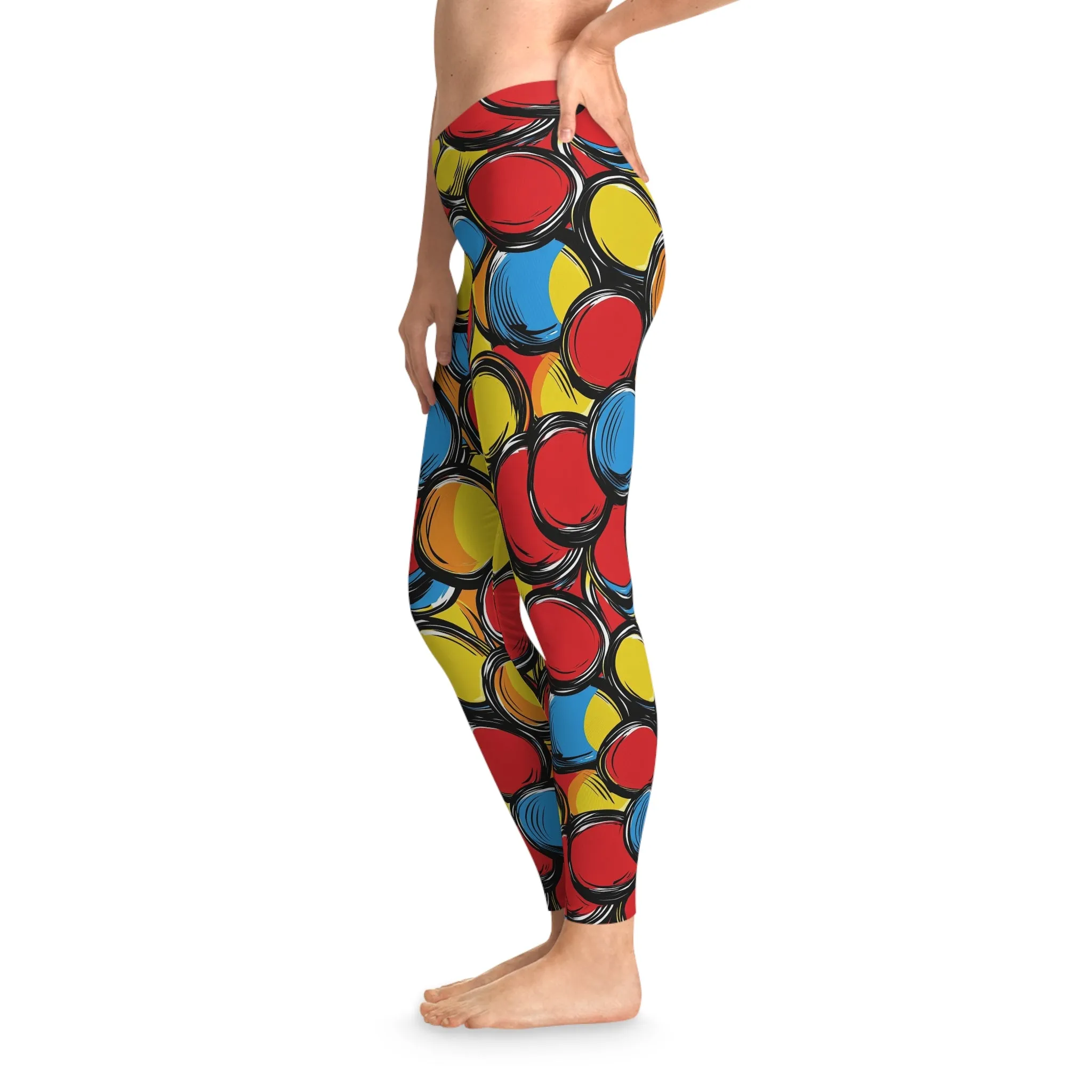 Vivid Vision Stretchy Leggings for Active Lifestyle & Everyday Comfort