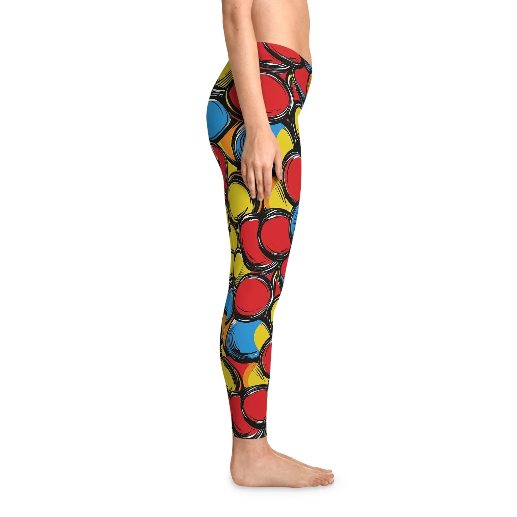 Vivid Vision Stretchy Leggings for Active Lifestyle & Everyday Comfort