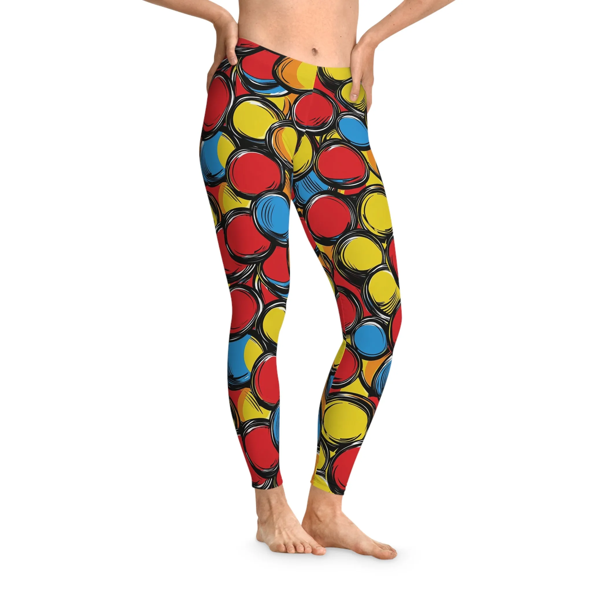 Vivid Vision Stretchy Leggings for Active Lifestyle & Everyday Comfort