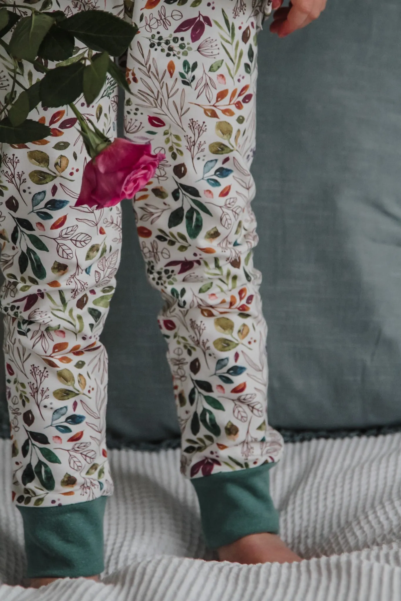 Watercolour Foliage Leggings