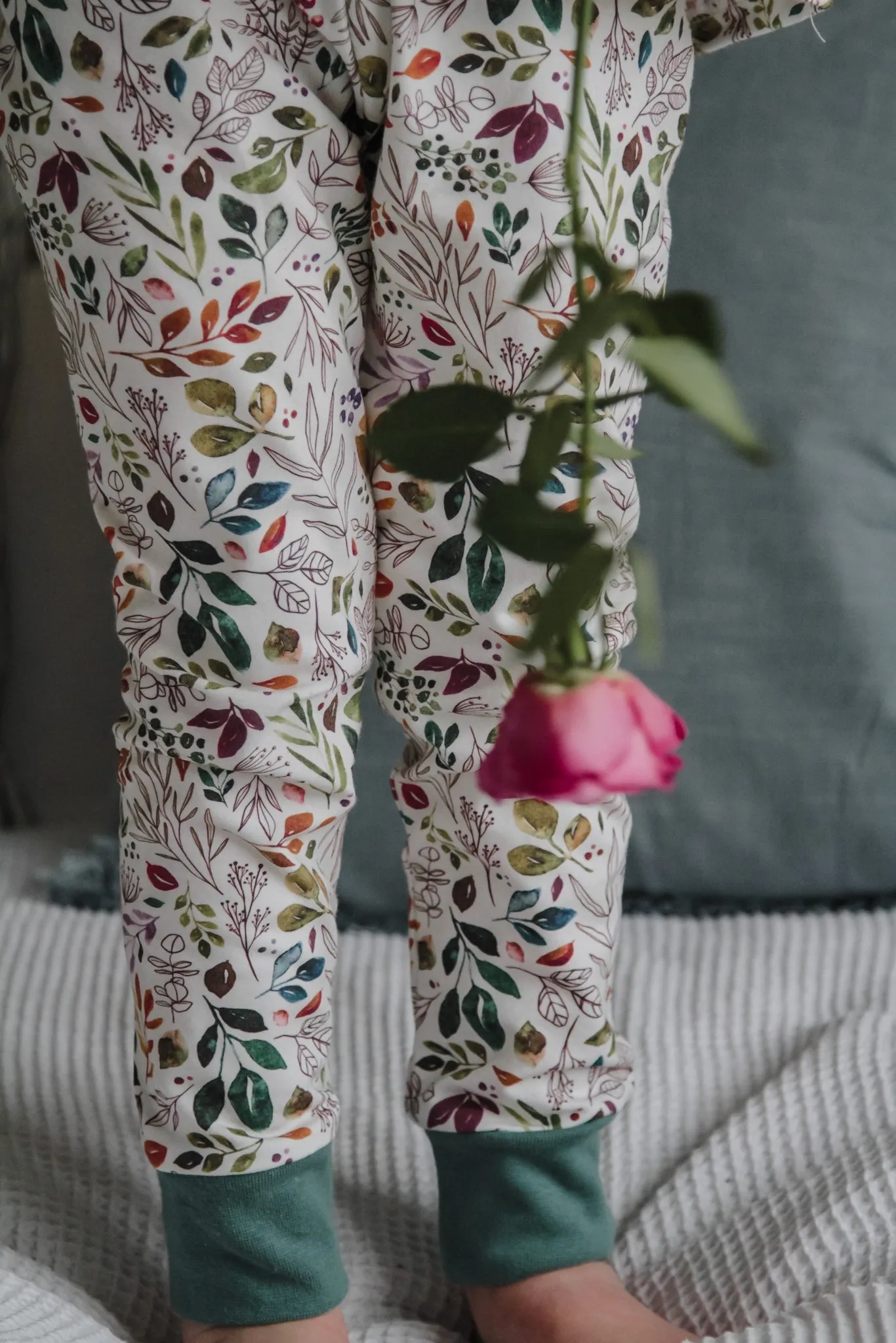 Watercolour Foliage Leggings