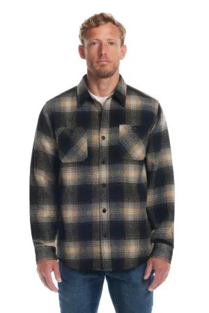 Weatherproof Vintage Brushed Lumber Jack Shirt Jacket for Men in Black | F2488137GK-BLACK