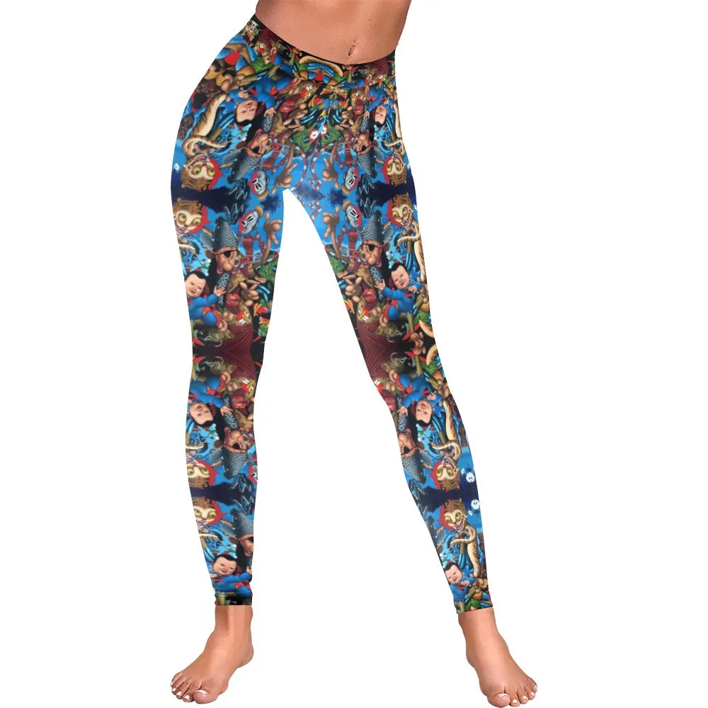 When Tigers Smoke Pipes Low Rise Leggings