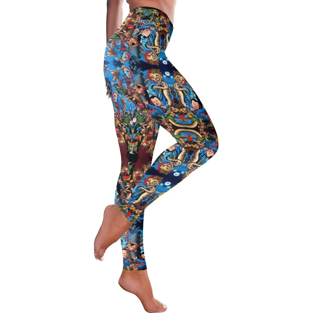 When Tigers Smoke Pipes Low Rise Leggings