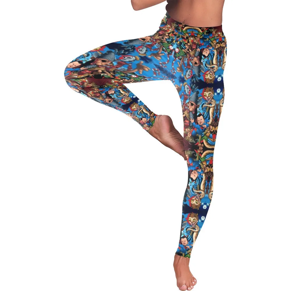 When Tigers Smoke Pipes Low Rise Leggings