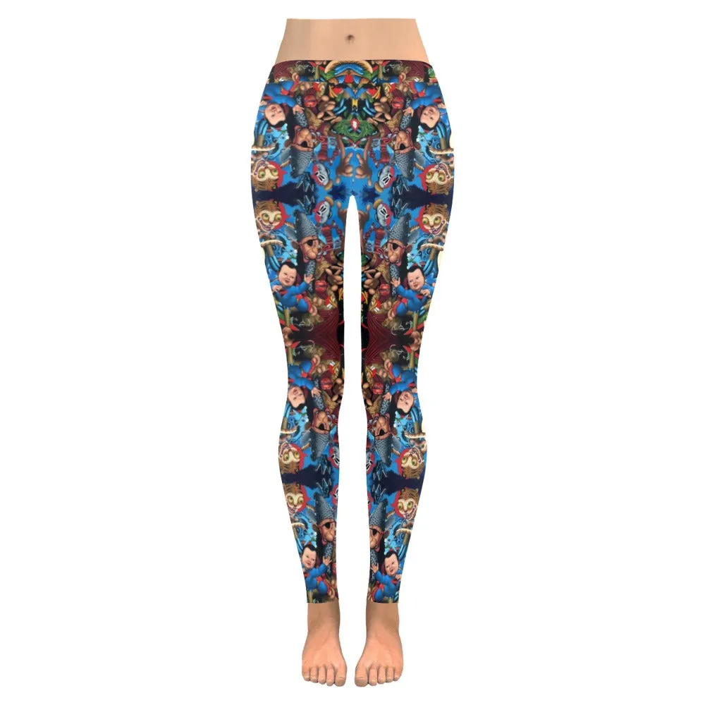 When Tigers Smoke Pipes Low Rise Leggings