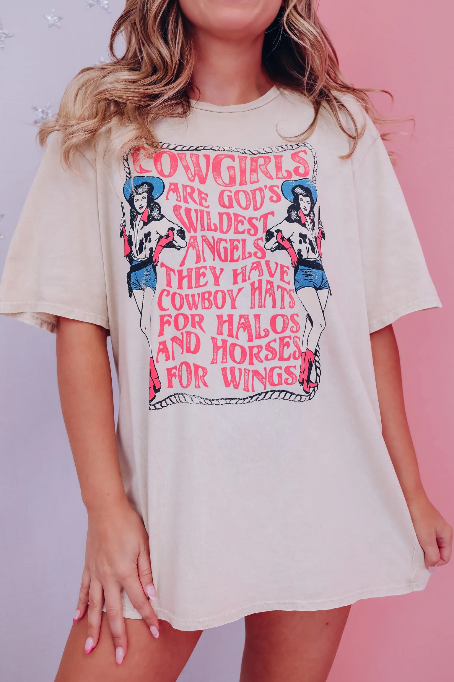 Wildest Angels Graphic Tee - Oatmeal