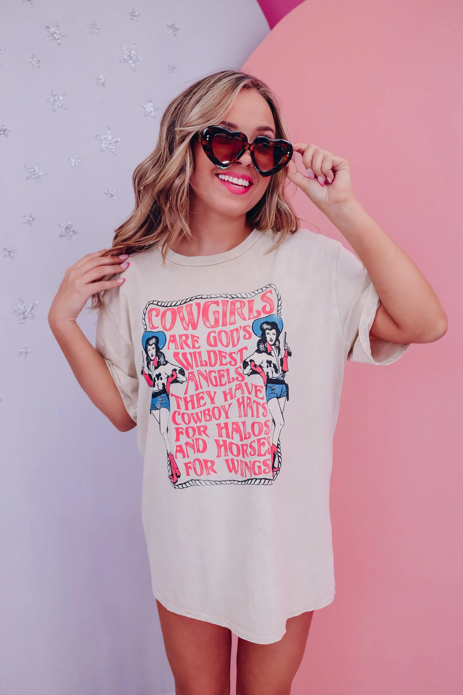 Wildest Angels Graphic Tee - Oatmeal