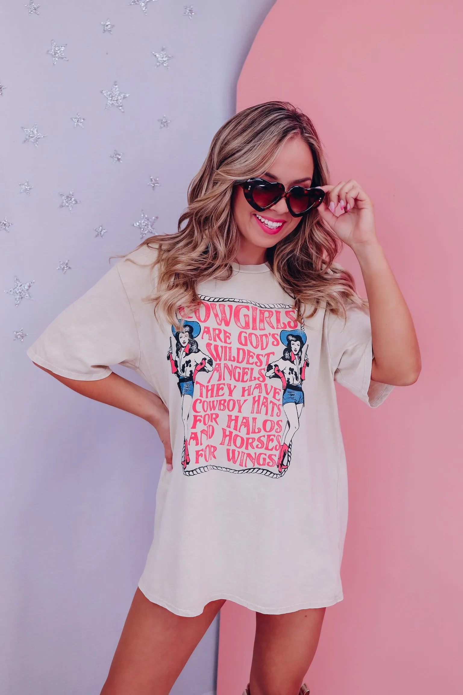 Wildest Angels Graphic Tee - Oatmeal