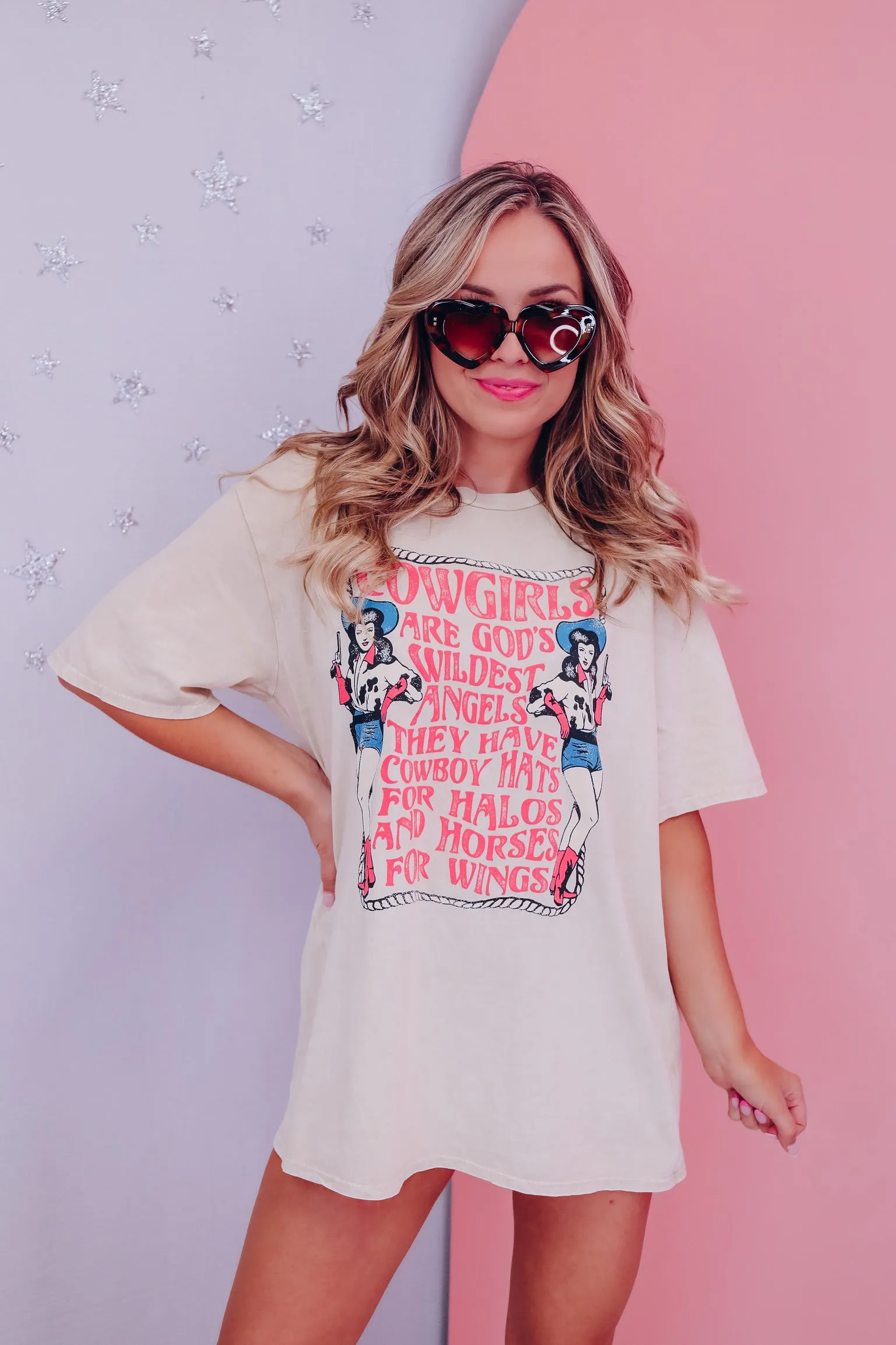 Wildest Angels Graphic Tee - Oatmeal