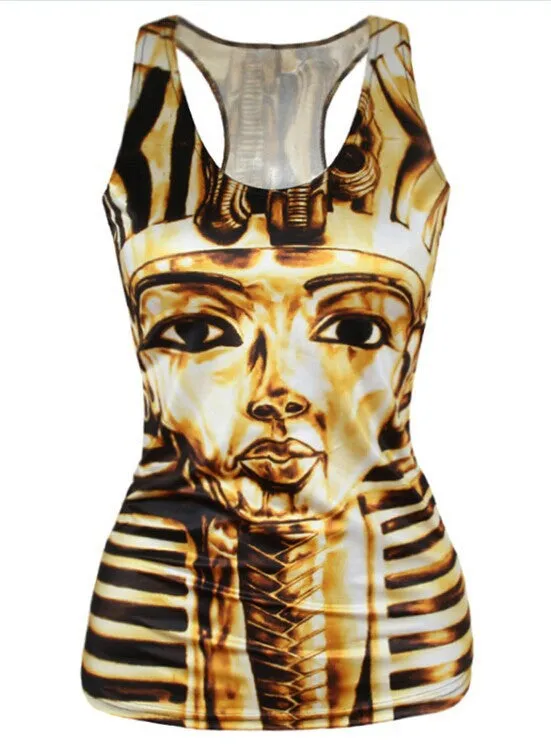 Women Digital Print Gothic Punk Club Street Style T-Shirt Sexy Women Tops Tees