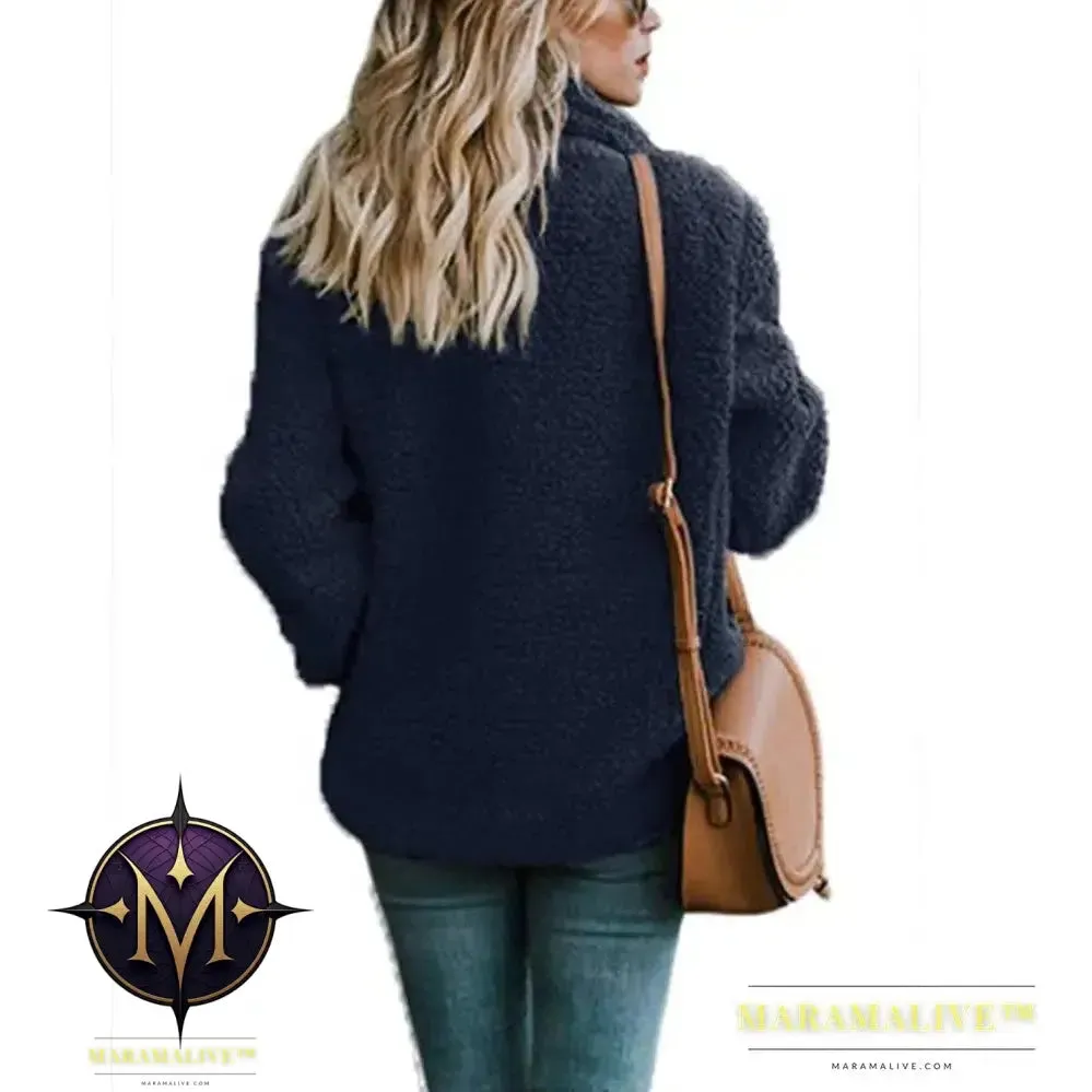 Women Faux Fur Coat Warm Autumn Winter Teddy Female Casual Coat Oversized Soft Fluffy Fleece Jackets Overcoat