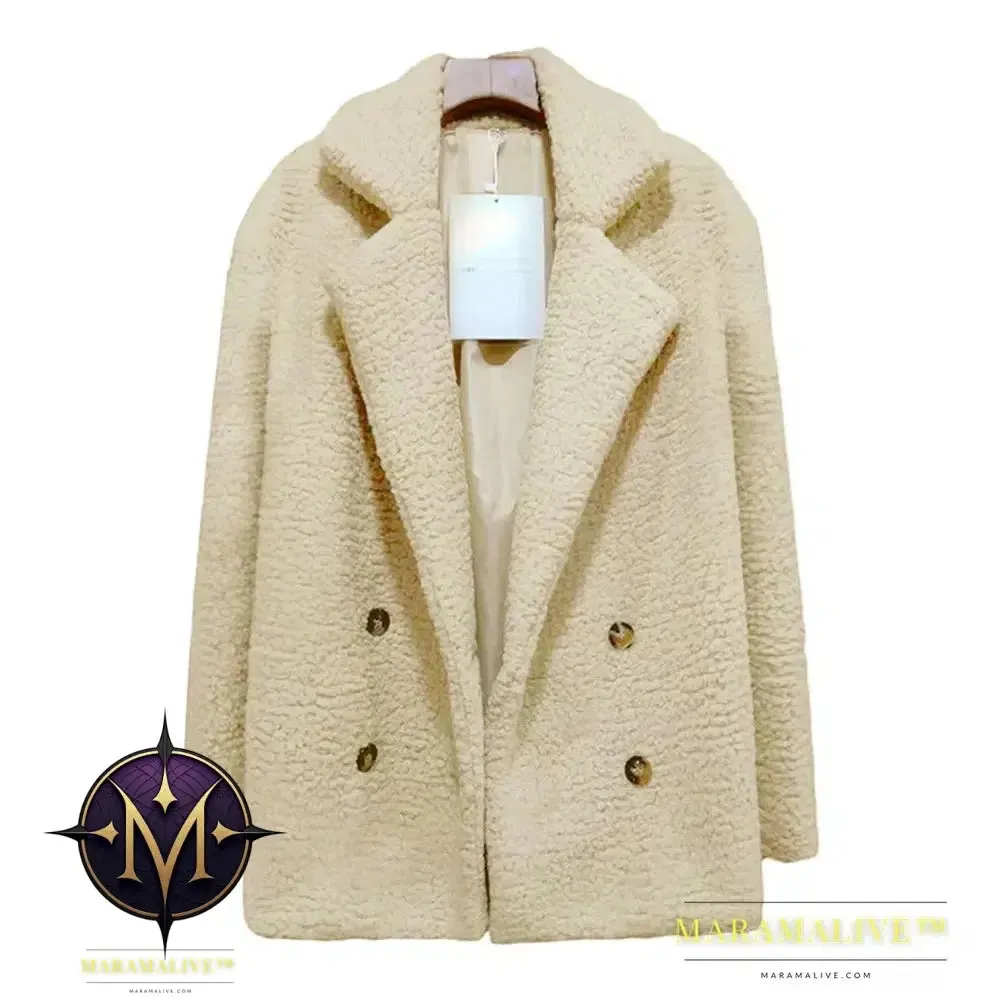 Women Faux Fur Coat Warm Autumn Winter Teddy Female Casual Coat Oversized Soft Fluffy Fleece Jackets Overcoat