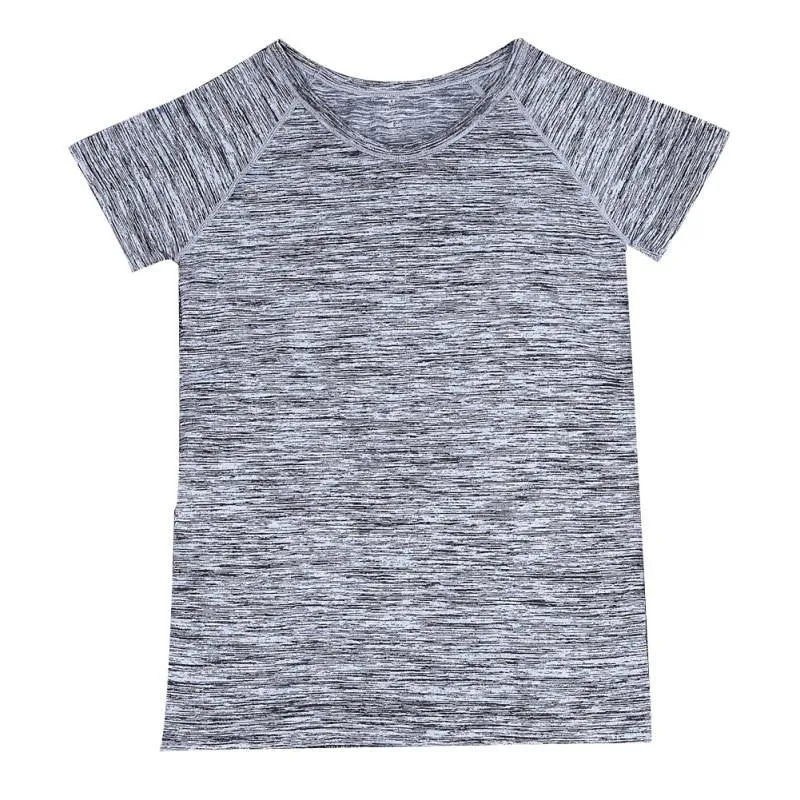Women Tees T Shirt Short Sleeves Hygroscopic Quick Dry Fitness T-shirt For Women Tops Chic