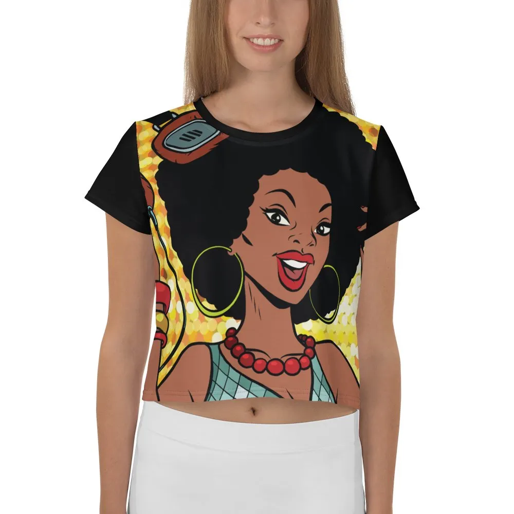 Women's Disco Crop Top