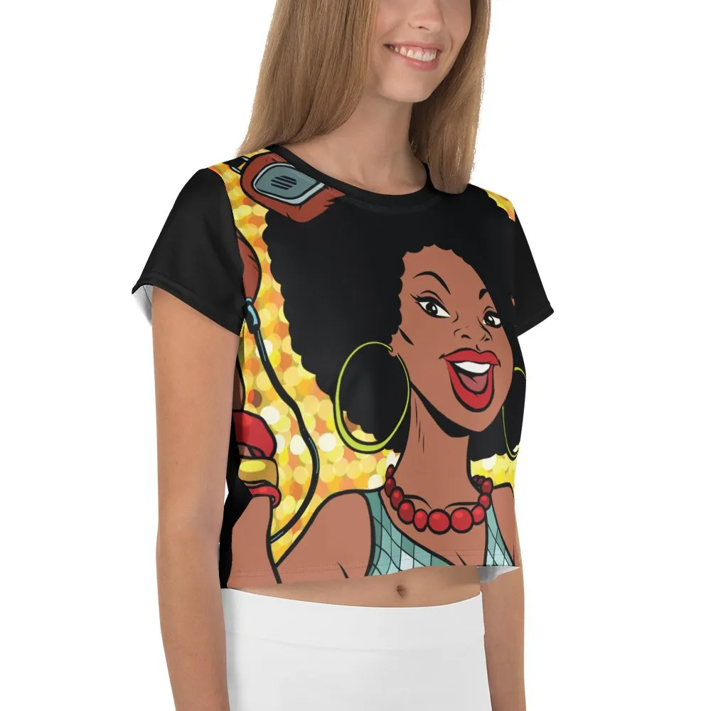 Women's Disco Crop Top