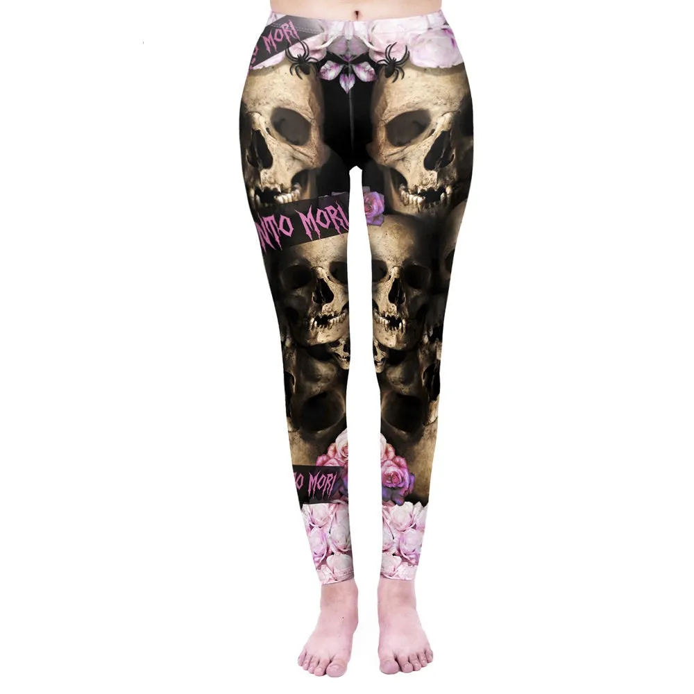 Women's Legging Skull/Roses Leggings