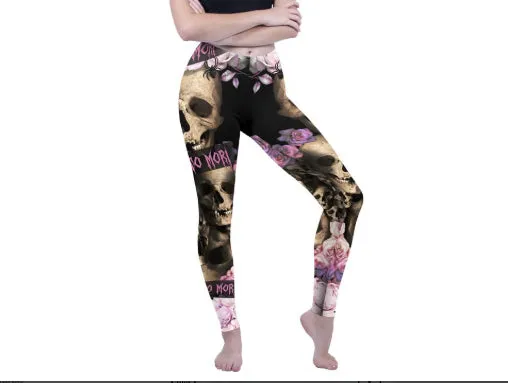 Women's Legging Skull/Roses Leggings
