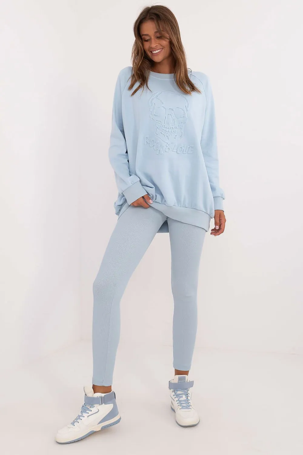 Women's leggings and sweatshirt set