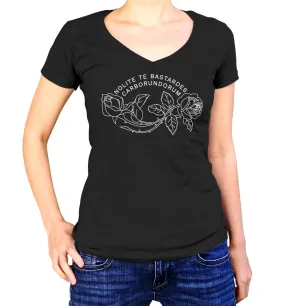 Women's Nolite Te Bastardes Carborundorum Vneck T-Shirt