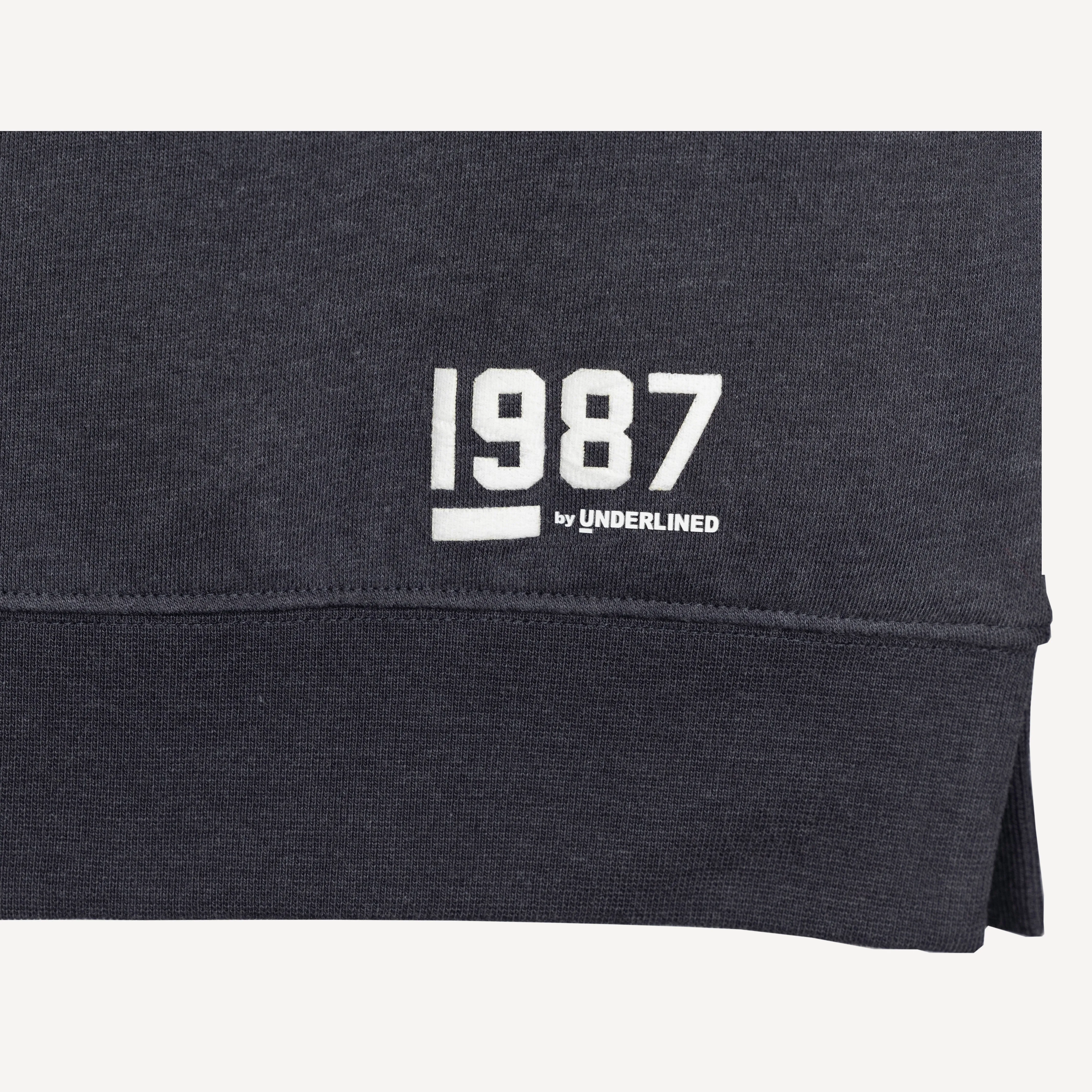 Womens Oversized Fleece Tee Shirt - Woodland Grey