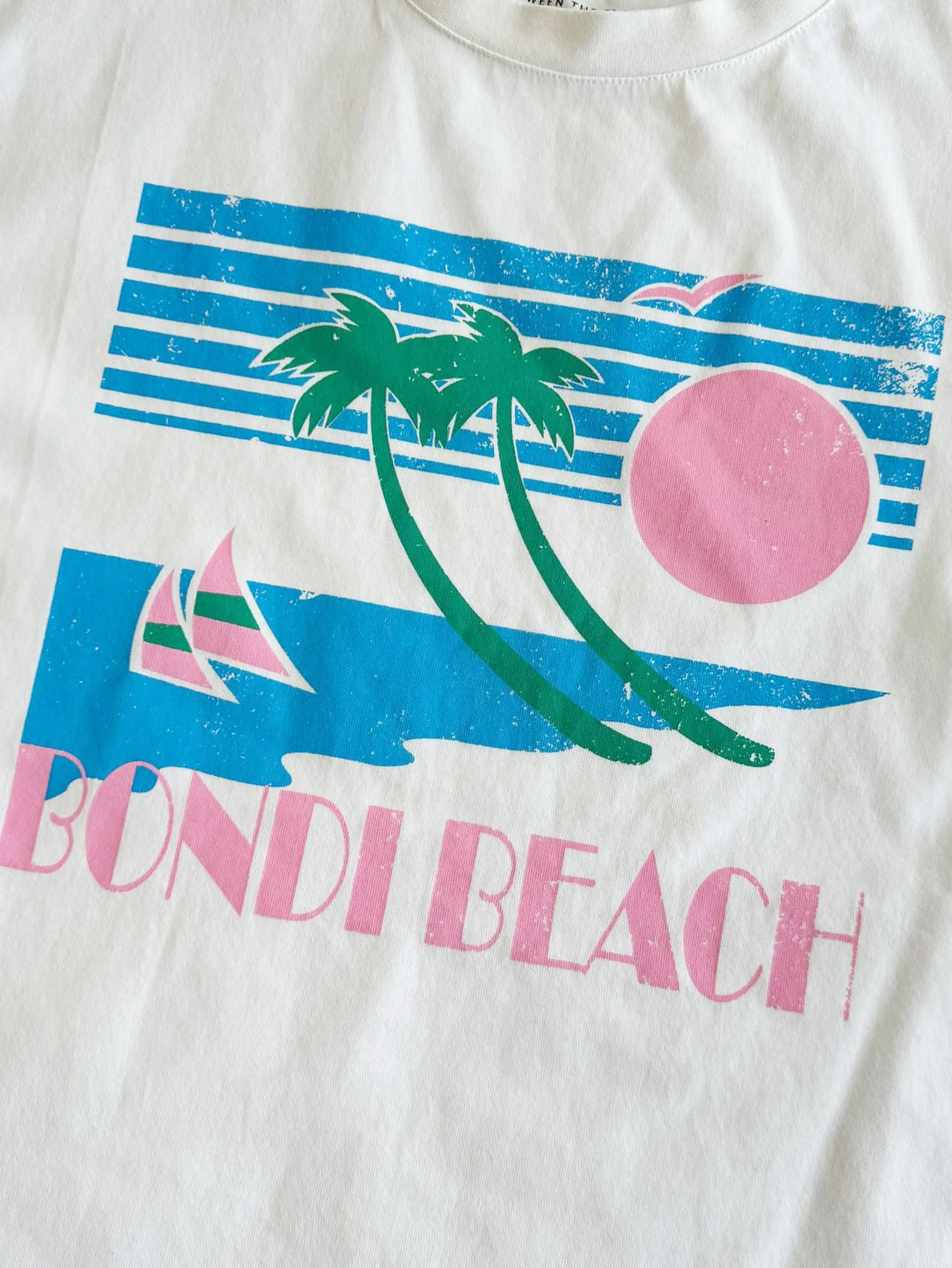 Women's Sail Away Oversized Tee (Ecru)